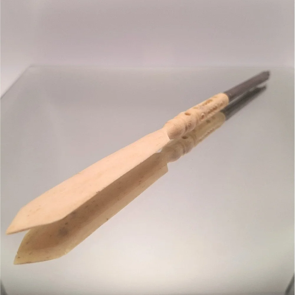 Vintage Carved Victorian Style Letter Opener Dip Pen Stanhope Piercings Ink Writ